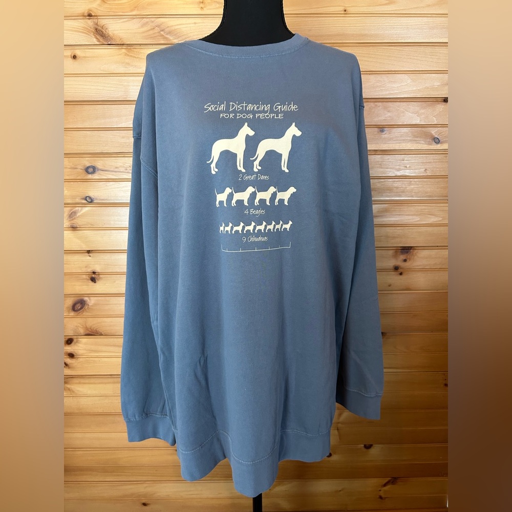 Unisex XL Pullover - Social Distance Guide for Dog Lovers